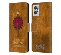 Head Case Designs Officially Licensed HBO Game of Thrones Martell Dark Distressed Look Sigils Leather Book Wallet Case Cover Compatible With Motorola Moto G Power (2023)