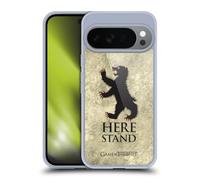 Head Case Designs Officially Licensed HBO Game of Thrones Mormont Dark Distressed Look Sigils Gel Case [Military Grade Protection] Compatible with Google Pixel 10 and Compatible with MagSafe
