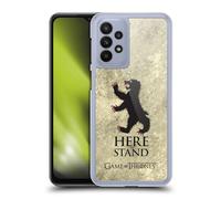 Head Case Designs Officially Licensed HBO Game of Thrones Mormont Dark Distressed Look Sigils Hard Back Case Compatible With Samsung Galaxy A23 / 5G (2022)