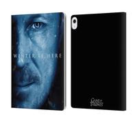 Head Case Designs Officially Licensed HBO Game of Thrones Petyr Baelish Winter Is Here Leather Wallet Case Compatible With Apple iPad Air 13 2024/2025