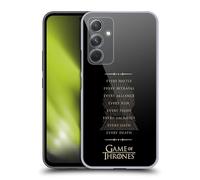 Head Case Designs Officially Licensed HBO Game of Thrones Quote Season 8 For The Throne Art Hard Back Case Compatible With Samsung Galaxy A54 5G