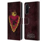 Head Case Designs Officially Licensed HBO Game of Thrones Stannis Dark Distressed Look Sigils Leather Wallet Case Compatible With Samsung Galaxy A36 5G