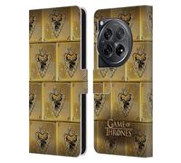 Head Case Designs Officially Licensed HBO Game of Thrones Stannis Golden Sigils Leather Book Wallet Case Cover Compatible With OnePlus 12