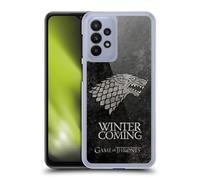 Head Case Designs Officially Licensed HBO Game of Thrones Stark Dark Distressed Look Sigils Hard Back Case Compatible With Samsung Galaxy A23 / 5G (2022)