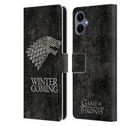 Head Case Designs Officially Licensed HBO Game of Thrones Stark Dark Distressed Look Sigils Leather Wallet Case Compatible With Samsung Galaxy A06 4G