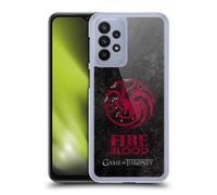 Head Case Designs Officially Licensed HBO Game of Thrones Targaryen Dark Distressed Look Sigils Hard Back Case Compatible With Samsung Galaxy A23 / 5G (2022)
