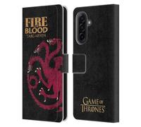 Head Case Designs Officially Licensed HBO Game of Thrones Targaryen House Mottos Leather Wallet Case Compatible With Samsung Galaxy A17 4G / 5G
