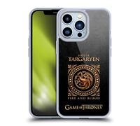 Head Case Designs Officially Licensed HBO Game of Thrones Targaryen Metallic Sigils Gel Case [Military Grade Protection] Compatible with Apple iPhone 13 Pro and Compatible with MagSafe