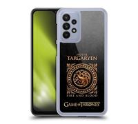 Head Case Designs Officially Licensed HBO Game of Thrones Targaryen Metallic Sigils Hard Back Case Compatible With Samsung Galaxy A23 / 5G (2022)
