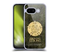 Head Case Designs Officially Licensed HBO Game of Thrones Tyrell Dark Distressed Look Sigils Gel Case [Military Grade Protection] Compatible With Google Pixel 9A