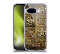 Head Case Designs Officially Licensed HBO Game of Thrones Tyrell Golden Sigils Gel Case [Military Grade Protection] Compatible With Google Pixel 9A