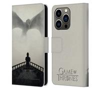 Head Case Designs Officially Licensed HBO Game of Thrones Vengeance Key Art Leather Wallet Case Compatible With Apple iPhone 14 Pro