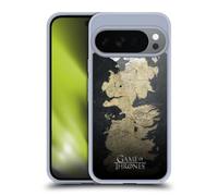 Head Case Designs Officially Licensed HBO Game of Thrones Westeros Map Key Art Gel Case [Military Grade Protection] Compatible with Google Pixel 10 and Compatible with MagSafe