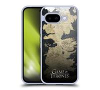 Head Case Designs Officially Licensed HBO Game of Thrones Westeros Map Key Art Gel Case [Military Grade Protection] Compatible With Google Pixel 9A