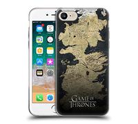 Head Case Designs Officially Licensed HBO Game of Thrones Westeros Map Key Art Gel Case [Military Grade Protection] Compatible with Apple iPhone 7/8 / SE 2020 & 2022 and Compatible with MagSafe