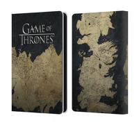 Head Case Designs Officially Licensed HBO Game of Thrones Westeros Map Key Art Leather Wallet Case Compatible With Kindle Paperwhite 5 (2021)
