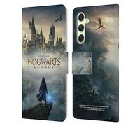 Head Case Designs Officially Licensed Hogwarts Legacy Key Art Graphics Leather Wallet Case Compatible With Samsung Galaxy A54 5G