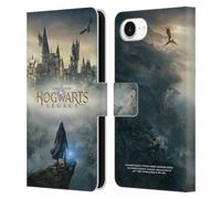 Head Case Designs Officially Licensed Hogwarts Legacy Key Art Graphics Leather Wallet Case Compatible With Apple iPhone 16e
