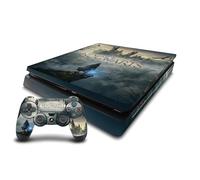 Head Case Designs Officially Licensed Hogwarts Legacy Key Art Graphics Vinyl Sticker Gaming Skin Decal Cover Compatible With Sony PlayStation 4 PS4 Slim Console and DualShock 4 Controller