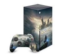 Head Case Designs Officially Licensed Hogwarts Legacy Key Art Graphics Vinyl Sticker Gaming Skin Decal Cover Compatible With Xbox Series X Console and Controller Bundle