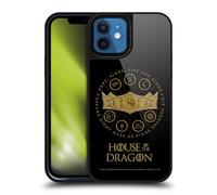 Head Case Designs Officially Licensed House Of The Dragon: Television Series Crown Graphics Gel Armour Case [Military Grade Protection] Compatible With Apple iPhone 12 / iPhone 12 Pro