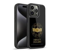 Head Case Designs Officially Licensed House Of The Dragon: Television Series Crown Graphics Gel Armour Case [Military Grade Protection] Compatible With Apple iPhone 15 Pro