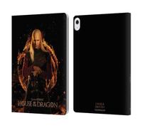 Head Case Designs Officially Licensed House Of The Dragon: Television Series Daemon Key Art Leather Wallet Case Compatible With Apple iPad Air 13 2024/2025