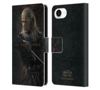 Head Case Designs Officially Licensed House Of The Dragon: Television Series Daemon Season 2 Character Posters Leather Wallet Case Compatible With Apple iPhone 16e