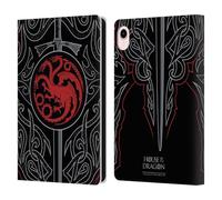 Head Case Designs Officially Licensed House Of The Dragon: Television Series Daemon Targaryen Sword Season 2 Graphics Leather Wallet Case Compatible With Apple iPad mini (2021/2024)