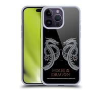 Head Case Designs Officially Licensed House Of The Dragon: Television Series Dragon Graphics Gel Case [Military Grade Protection] Compatible with Apple iPhone 14 Pro Max and Compatible with MagSafe