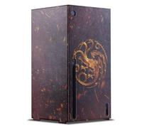 Head Case Designs Officially Licensed House Of The Dragon: Television Series House Targaryen Sigils And Characters Game Console Wrap Case Cover Compatible With Xbox Series X