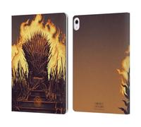 Head Case Designs Officially Licensed House Of The Dragon: Television Series Iron Throne Art Leather Wallet Case Compatible With Apple iPad Air 13 2024/2025