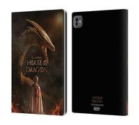 Head Case Designs Officially Licensed House Of The Dragon: Television Series Poster 3 Key Art Leather Wallet Case Compatible With Apple iPad Pro 11 M4 2024