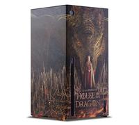 Head Case Designs Officially Licensed House Of The Dragon: Television Series Poster Sigils And Characters Game Console Wrap Case Cover Compatible With Xbox Series X