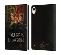 Head Case Designs Officially Licensed House Of The Dragon: Television Series Rhaenyra & Alicent Season 2 Key Art Leather Wallet Case Compatible With Apple iPad mini (2021/2024)