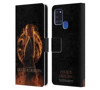 Head Case Designs Officially Licensed House Of The Dragon: Television Series Rhaenys Key Art Leather Wallet Case Compatible With Samsung Galaxy A21s (2020)