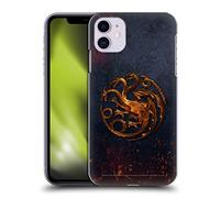 Head Case Designs Officially Licensed House Of The Dragon: Television Series Targaryen Emblem Graphics Hard Back Case Compatible With Apple iPhone 11