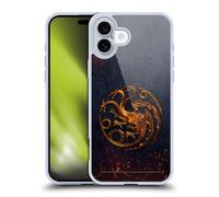 Head Case Designs Officially Licensed House Of The Dragon: Television Series Targaryen Emblem Graphics Gel Case [Military Grade] Compatible with Apple iPhone 16 Plus and Compatible with MagSafe