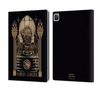 Head Case Designs Officially Licensed House Of The Dragon: Television Series The Iron Throne Season 2 Graphics Leather Wallet Case Compatible With Apple iPad Pro 12.9 2020/2021/2022