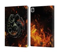 Head Case Designs Officially Licensed House Of The Dragon: Television Series War Of Dragons Season 2 Key Art Leather Wallet Case Compatible With Apple iPad Pro 12.9 2020/2021/2022