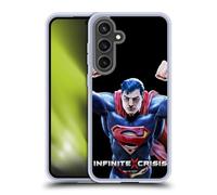 Head Case Designs Officially Licensed Infinite Crisis Superman Characters Gel Case [Military Grade Protection] Compatible with Samsung Galaxy S24 FE and Compatible with MagSafe