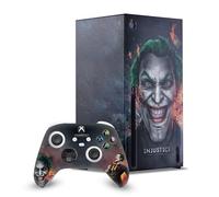 Head Case Designs Officially Licensed Injustice Gods Among Us Joker Key Art Game Console Wrap and Game Controller Skin Bundle Compatible With Xbox Series X