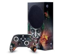 Head Case Designs Officially Licensed Injustice Gods Among Us Joker Key Art Game Console Wrap and Game Controller Skin Bundle Compatible With Xbox Series S
