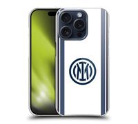 Head Case Designs Officially Licensed Inter Milan Away 2024/25 Crest Kit Hard Back Case Compatible With Apple iPhone 15 Pro