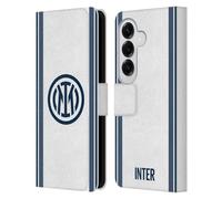 Head Case Designs Officially Licensed Inter Milan Away 2024/25 Crest Kit Leather Wallet Case Compatible With Samsung Galaxy S26