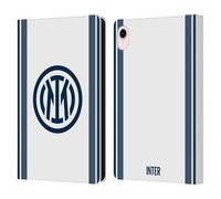 Head Case Designs Officially Licensed Inter Milan Away 2024/25 Crest Kit Leather Wallet Case Compatible With Apple iPad mini (2021/2024)