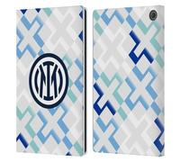 Head Case Designs Officially Licensed Inter Milan Away 2025/26 Crest Kit Leather Wallet Case Compatible With Amazon Fire Max 11 2023