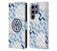 Head Case Designs Officially Licensed Inter Milan Away 2025/26 Crest Kit Leather Wallet Case Compatible With Samsung Galaxy S25 Ultra