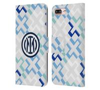 Head Case Designs Officially Licensed Inter Milan Away 2025/26 Crest Kit Leather Wallet Case Compatible With Apple iPhone 7 Plus/iPhone 8 Plus