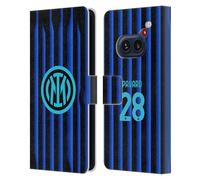 Head Case Designs Officially Licensed Inter Milan Benjamin Pavard 2025/26 Players Home Kit Leather Wallet Case Compatible With Nothing Phone (2a)